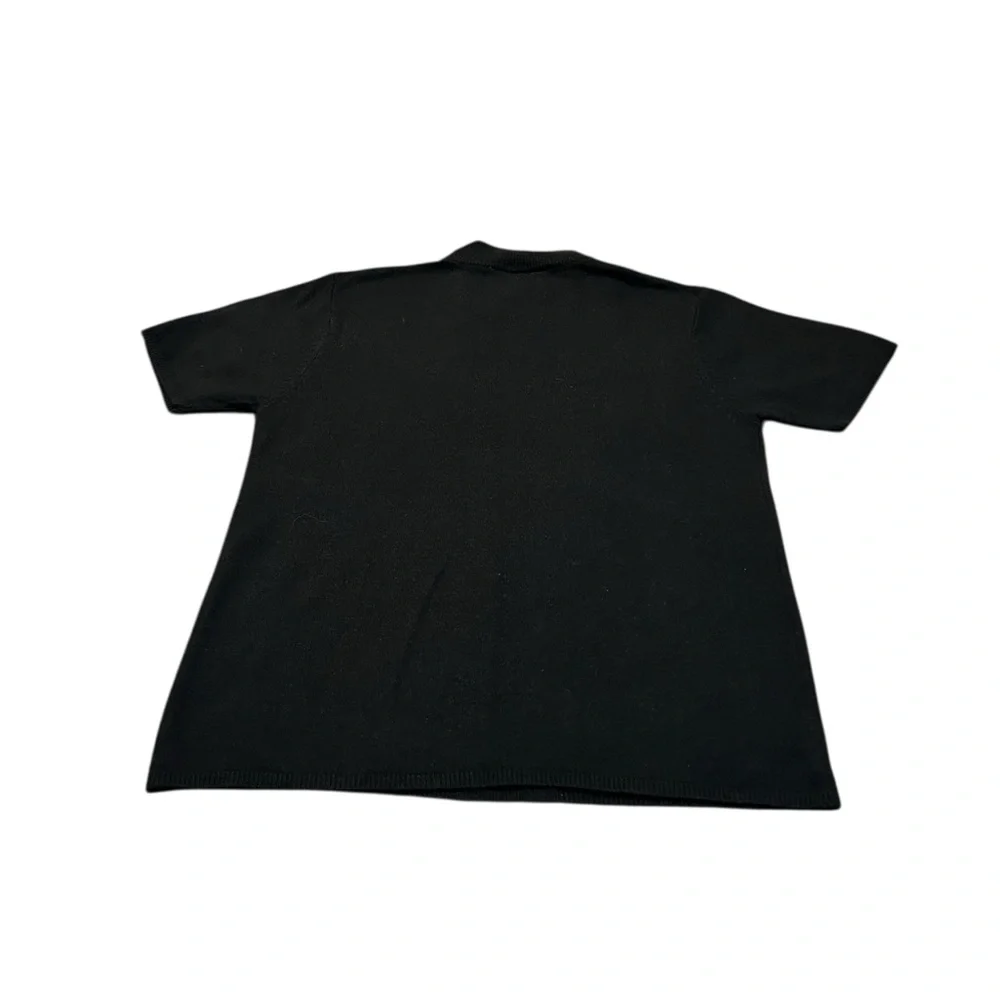 NORTON MCNAUGHTON short sleeve acrylic sweater